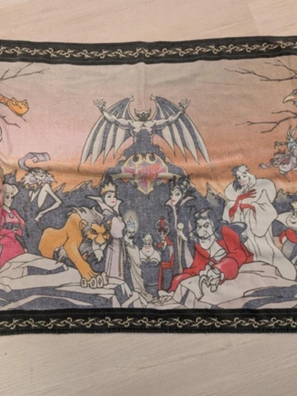 Rare Vintage Disney Villains Beach Towel